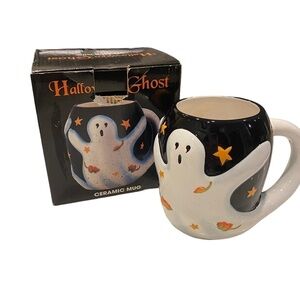 Certified International 1990’s Retired Ghost Halloween 22oz Mug Susan Winget